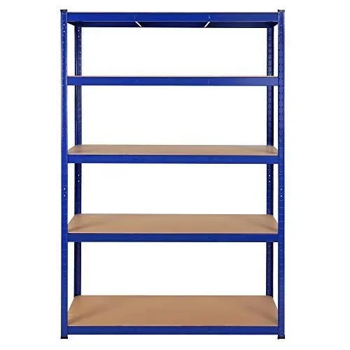 180 x 120 x 60 cm Étagères Charge Lourde Clipsable Résistant Capacité 875 kg Meuble de Rangement Garage Cuisine Chambre Bleu