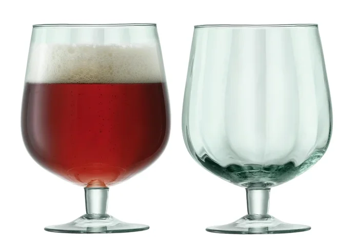 2 Set Mia Beer Glass 750ml – Recy. optique
