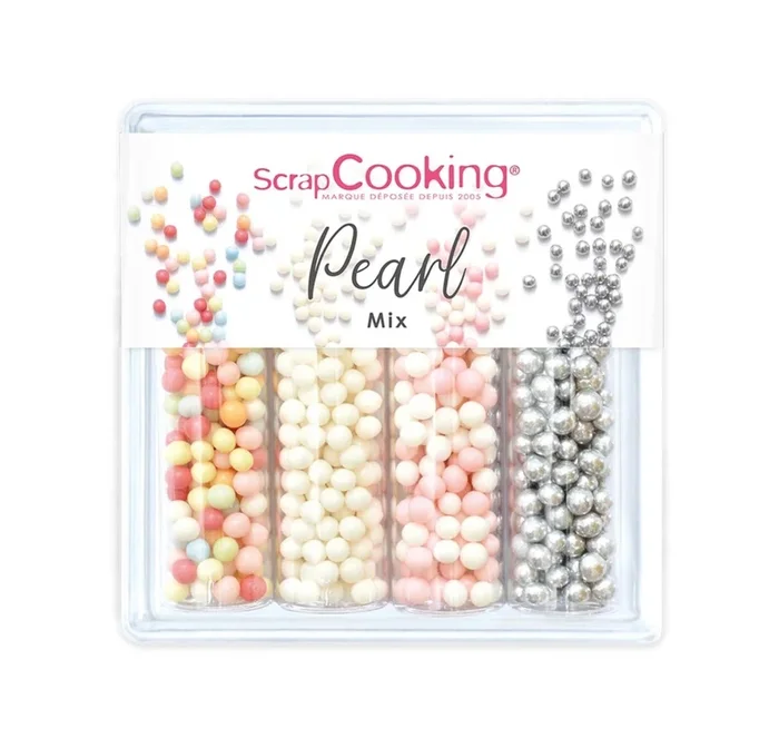 4 Set Sugar Decors Pearl mélange 56 g