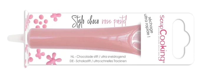 Abbaye avec chocolat goût pastel rose 25g
