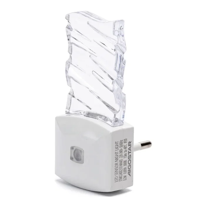 Aigostar – Veilleuse avec détecteur crépusculaire LED/0,2W/230V 6500K