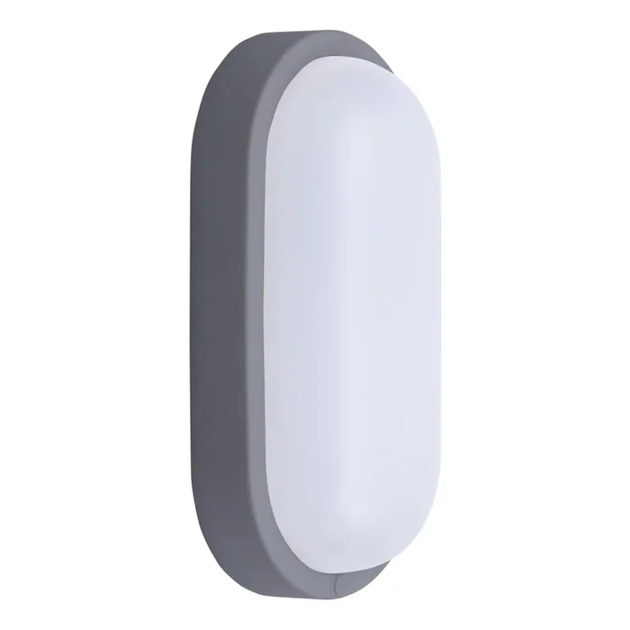 Applique murale extérieure LED/13W/230V 4000K IP54 gris ovale