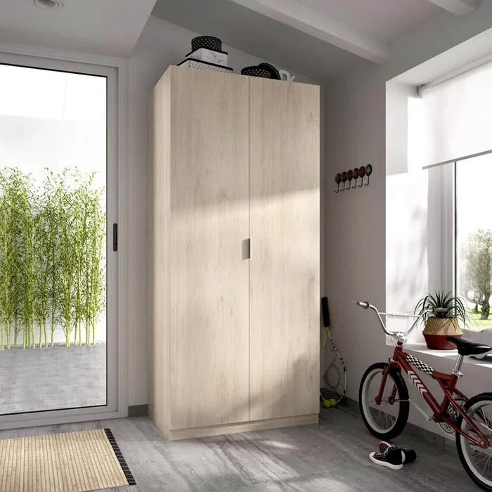 Armoire 2 portes Essen Chêne naturel | armoires bon marché
