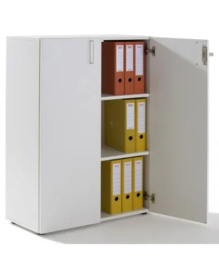 Armoire porte battante en bois H110xL80xP36 cm