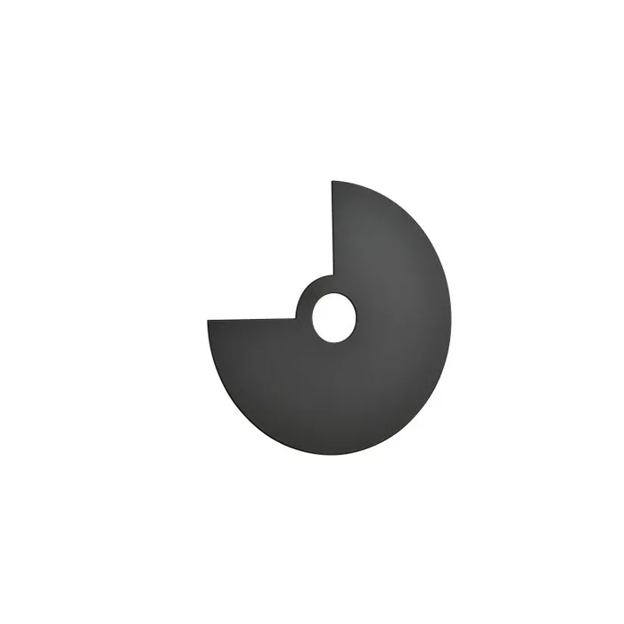 Artdelight Moon – anneau accessoire – Ø 24 cm – noir