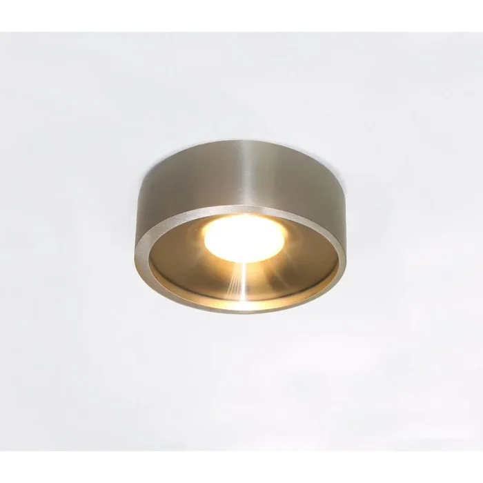 Artdelight Orlando – plafonnier – Ø 14 x 5 cm – 10W LED dimmable inclus – aluminium