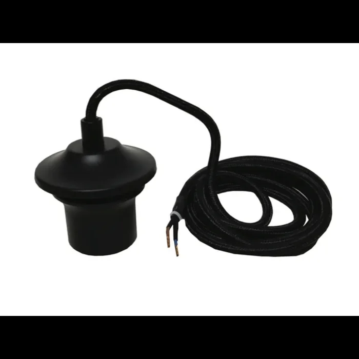 Artdelight suspension sans plaque de plafond -Ø 9 x 300 cm – noir
