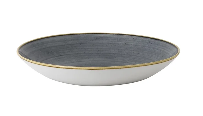 Assiette de coupé bleuet à la pierre stonecast profonde 31cm