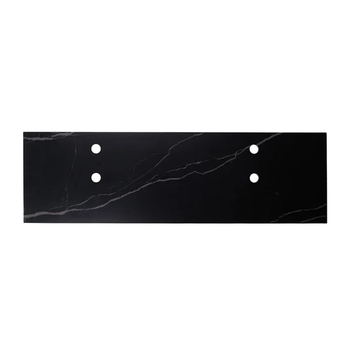 Assiette pour lavabo en céramique Marcel – Noir – 150 cm