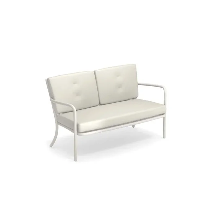 ATHENA BANQUETTE 2 PLACES + COUSSINS ASSISE ET DOSSIER