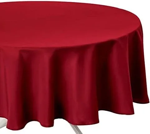 Atmosphera – Nappe Anti-tâche Rouge – D180 cm