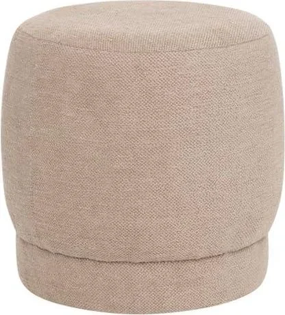 Atmosphera – Pouf Bouclette amea Gris Taupe d39cm