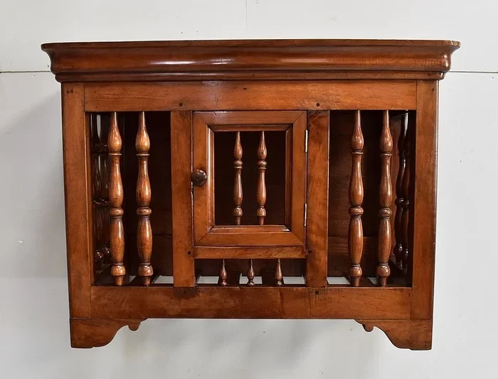 Authentique Petite Panetière en Noyer, époque Louis Philippe – Milieu XIXe