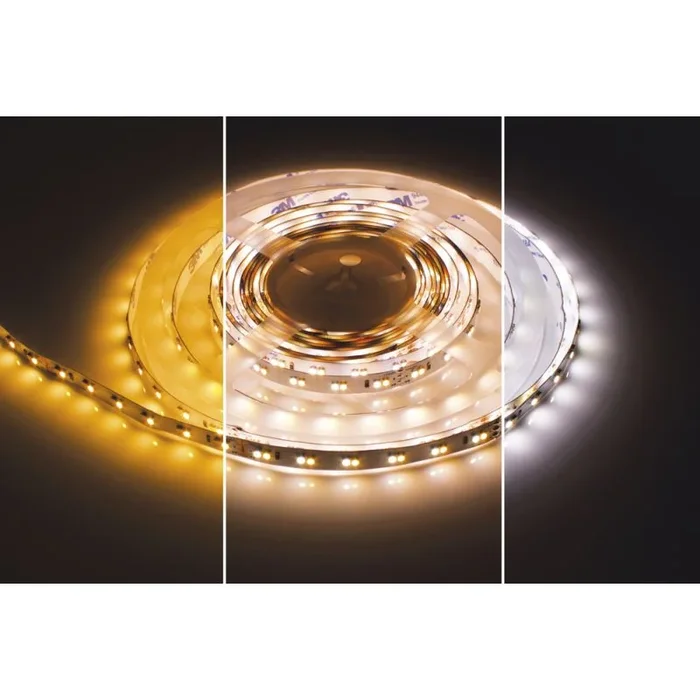 Bande LED intégrale -1cm de large, 500cm de long – 24Vdc – dimmable – 9,6W LED par mètre – IP20 – 2400-6000K