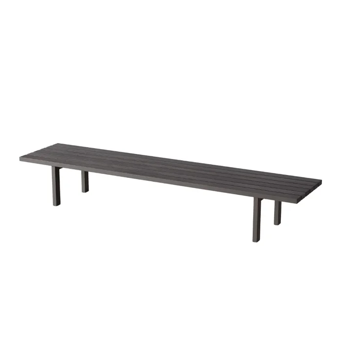 Bank Melanie – Essenhout – Couleur bois fumé – 200 cm