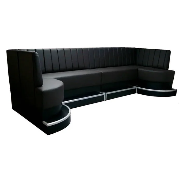 Banquette De Café, Restaurant Et Horeca – American Up – Noir
