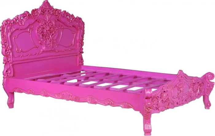 Baroque Baroque Pink Pure bed 160 x 200 cm from the luxury collection of Casa Padrino