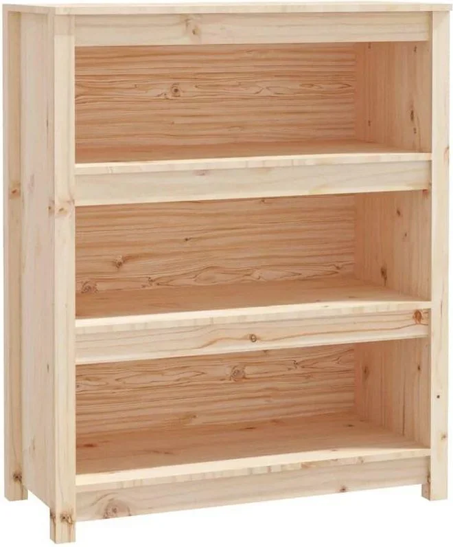 Bibliothèque 80x35x97 cm Bois de pin massif vidaXL