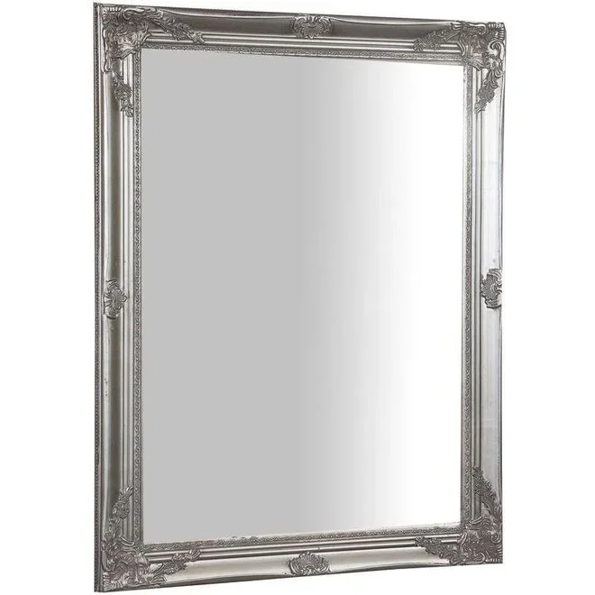 Biscottini – Miroir Mural à accrocher vertical/horizontal L62xPR3xH82 cm finition or antique Doré