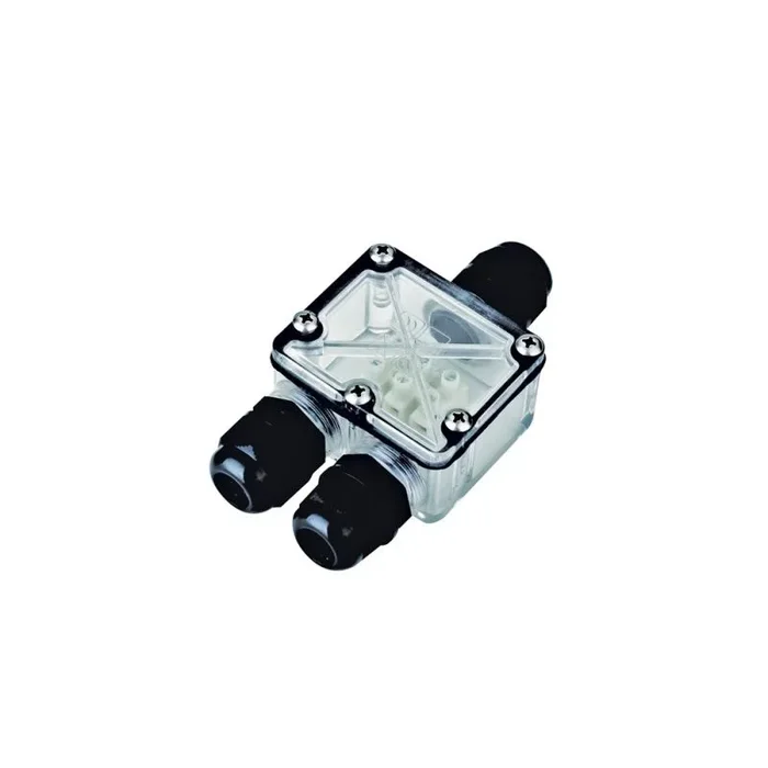 Boîte de jonction étanche à LED intégrée – 3 presse-étoupes – IP67