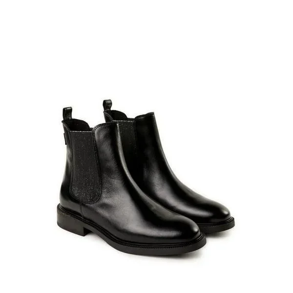 Bottines Maxines en cuir Noir