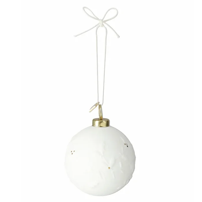 Boule de Noël en porcelaine – Le Houx – Räder