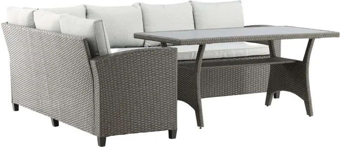 Brentwood ECKSOFA OUTDOORORSET 145cm/5e.