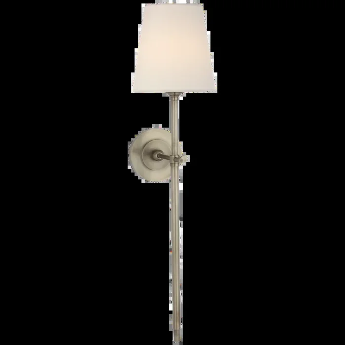 Bryant 27″ Cordless Tail Sconce Antique Nickel | shipping 03/19/2026
