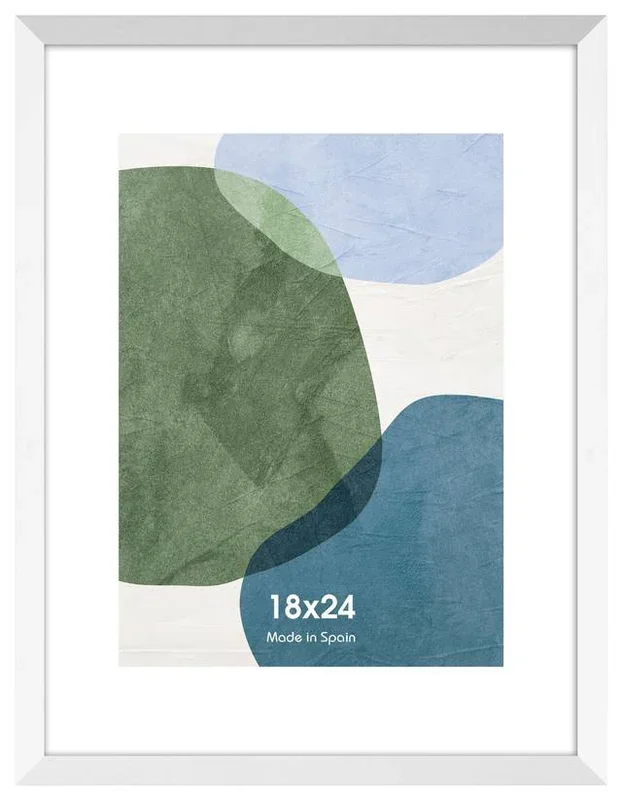 Cadre photo Gontran – Blanc – 18 x 24 cm