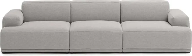 Canapé Connect Soft, 3 places Muuto Gris