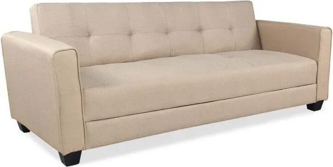 Canapé Convertible 3 Places Tosello 200cm Beige