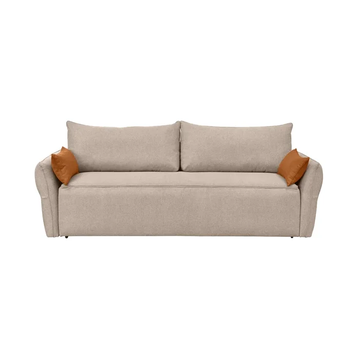 Canapé lit 3 places avec coffre et matelas L238 cm – LAGOS