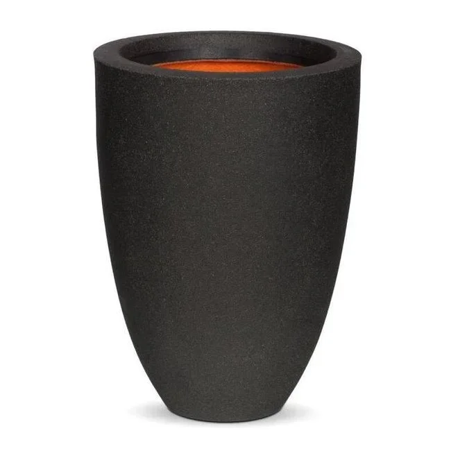 Capi Europe – Vase élégant bas smooth nl – 34 x 46 cm – Noir