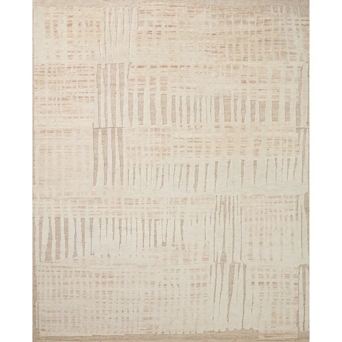 Carrier & Company x Loloi Moore Blush / Tapis noué à la main ivoire