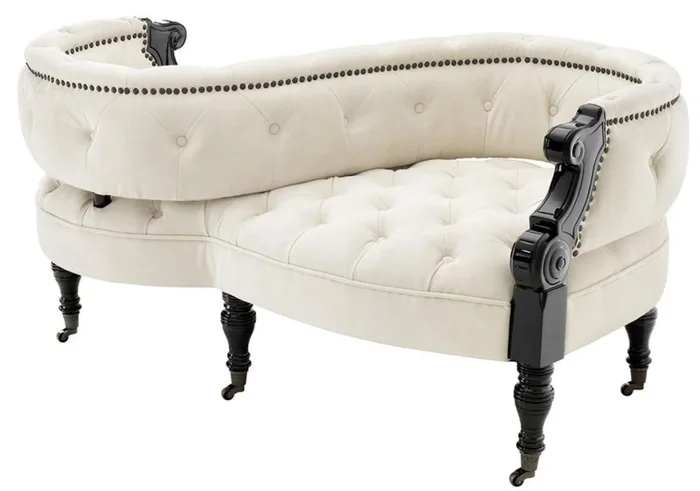 Casa Padrino 2-sided sofa with casters 130 x 70 x H. 66 cm – luxury hotel collection