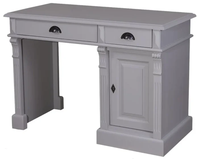 Casa Padrino country house style desk light gray 110 x 55 x H. 78 cm – Country House Style Office Furniture