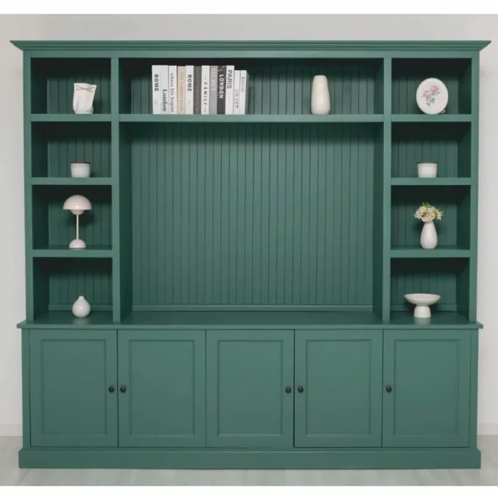 Casa Padrino country style bookcase green 254 cm – Country style furniture