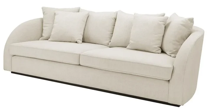 Casa Padrino luxury hotel sofa natural color 255 x 91 x H. 72 cm – designer collection