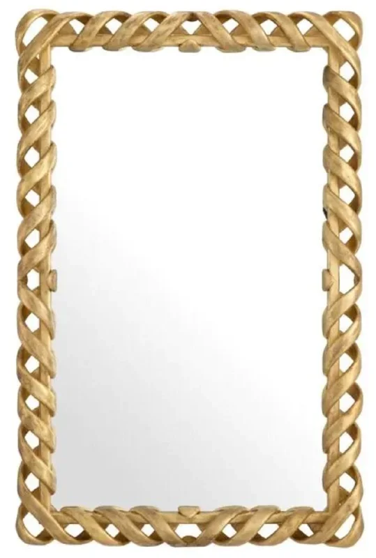 Casa Padrino miroir de luxe en acajou or antique H. 141 cm