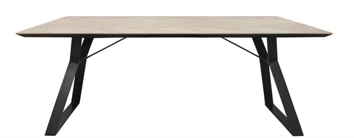 Casa Padrino table à manger 200 x 100 x H. 76,5 cm – Meubles de Salle à Manger de Luxe