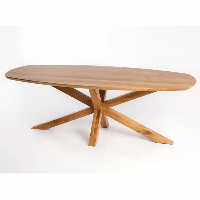 Casa Padrino table à manger de luxe en bois massif naturel 180-330 cm – Extensible
