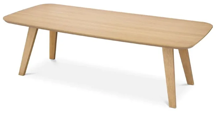 Casa Padrino table à manger de luxe naturel 245 x 109,5 x H. 77 cm – Table de cuisine rectangulaire en bois massif – Meuble de salle à manger – Meuble de luxe