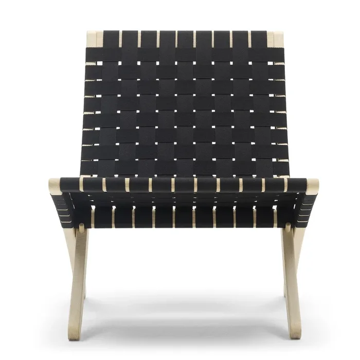Chaise CUBA – Chêne savonné – Coton noir