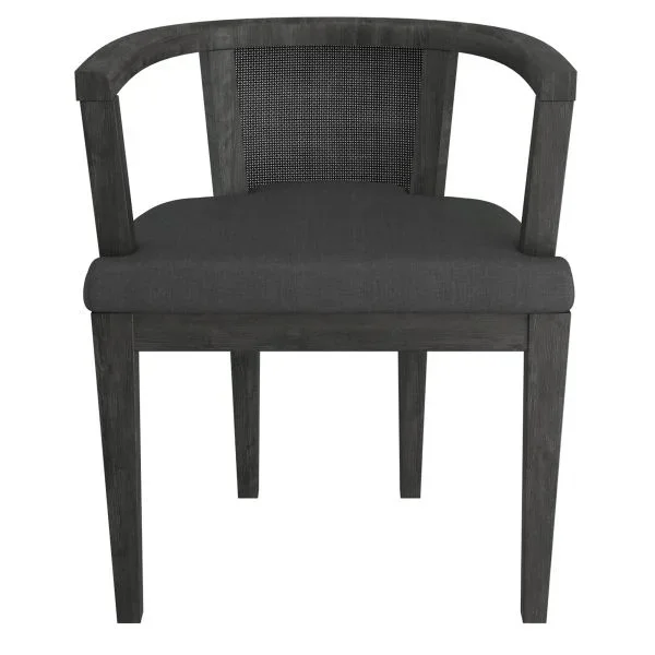 Chaise d’appoint Odin en charbon de bois