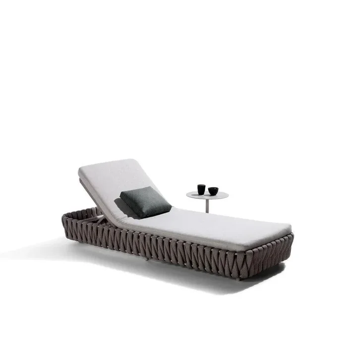Chaise longue TOSCA – ajustable – lin