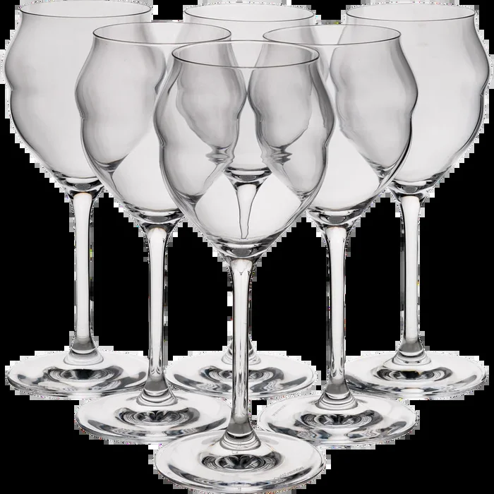 Coffret de 6 flûtes à champagne en cristallin 30cl – transparent