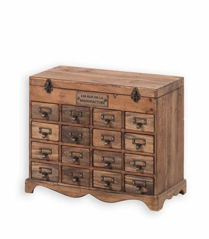 Commode style apothicaire 16 tiroirs – WENDY