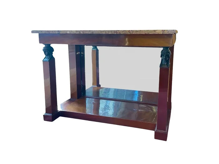 Console à pilastres époque 1er Empire