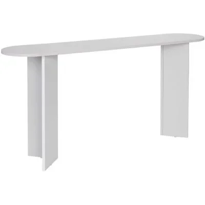 Console moderne en aggloméré Sira (Blanc)