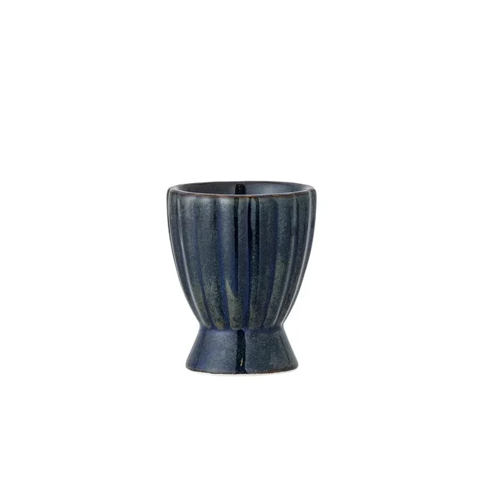Coquetier Latina, bleu, faïence